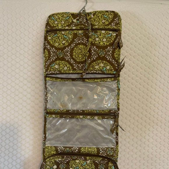 VERA BRADLEY Hanging Multicompartment Toiletry Jewelry Travel Organizer VG Cond. - Picture 4 of 8